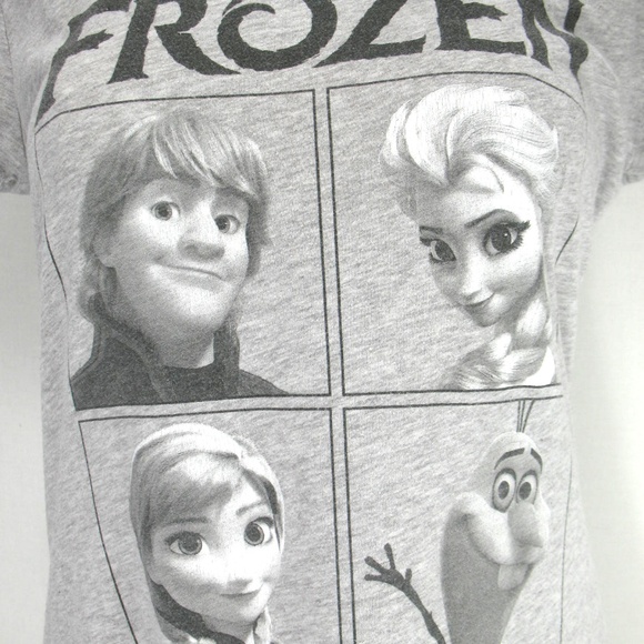 Disney - Frozen - T Shirt Cap Sleeve - Kids XL - Picture 2 of 7